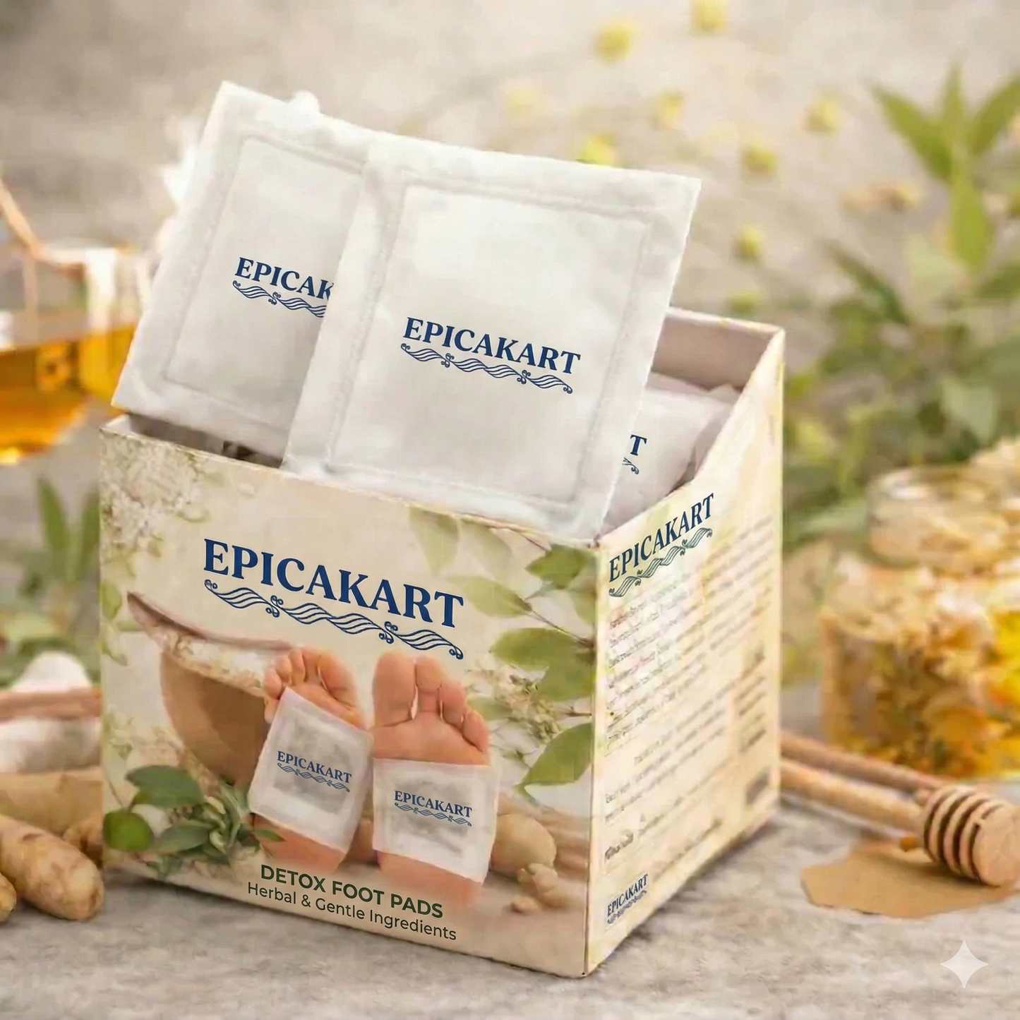 🌿🦶 100% Herbal & Gentle Ingredient Detox Foot Pads 🦶🌿(BM) Buy 10 Get 10 Free (Pack of 20)